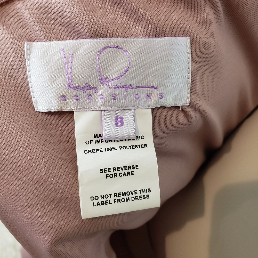 Hayley Paige occasions 5817 Dusty Rose size 8 - Picture 12 of 15